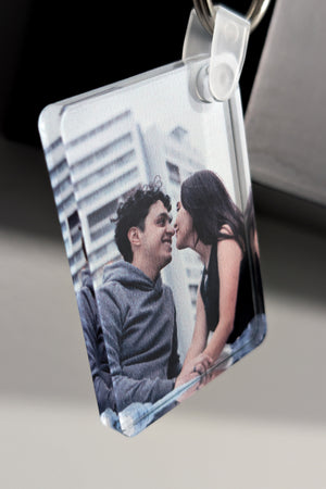 Rectangle Acrylic Keychain