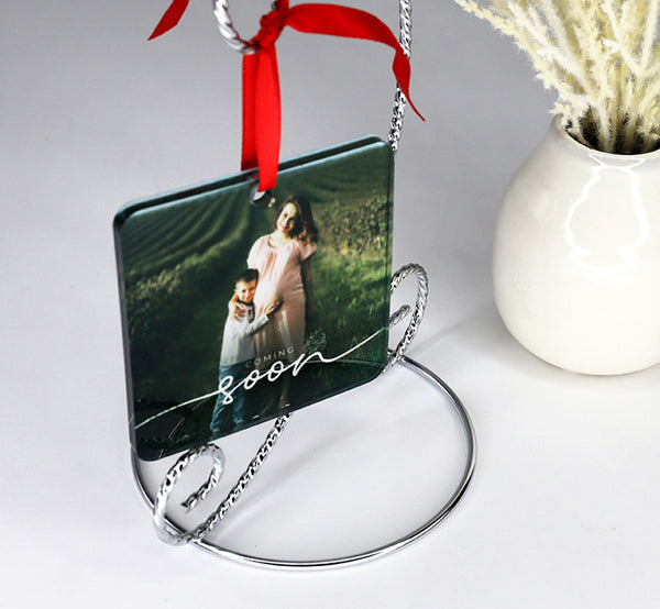 Acrylic Christmas Ornament - Square